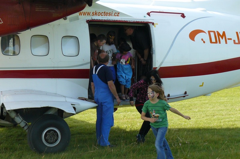 Child day at the airport in Prostějov